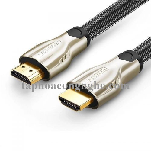 Ugreen 11197 15M màu Đen Cáp tín hiệu HDMI vỏ bọc lưới cao cấp HD102 30011197